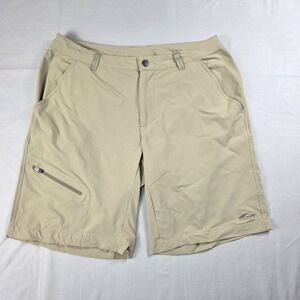 GoLite Men's Hiking Shorts M Khaki Nylon Spandex Stretch Outdoor Spring 2014
